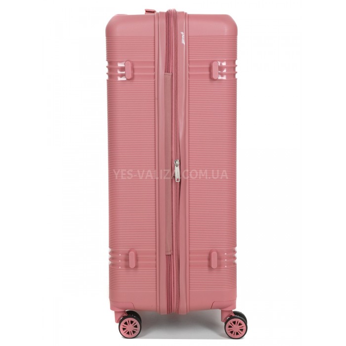 Чемодан большой L полипропилен розовый76х51х28+5/117л4.9кгSnowbal21204, фото 6