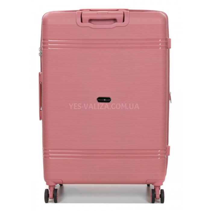 Чемодан большой L полипропилен розовый76х51х28+5/117л4.9кгSnowbal21204, фото 4