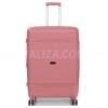 Чемодан большой L полипропилен розовый76х51х28+5/117л4.9кгSnowbal21204, фото 13