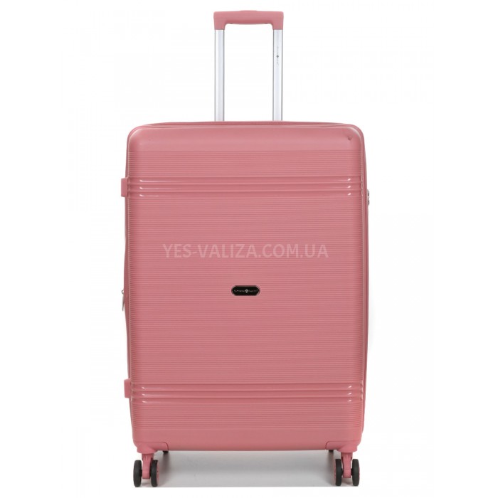 Чемодан большой L полипропилен розовый76х51х28+5/117л4.9кгSnowbal21204, фото 1