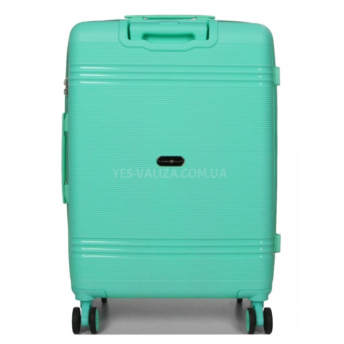 Чемодан средний M полипропилен бирюза 66х44х25+5/79л/4кг/Snowbal 21204, фото 3
