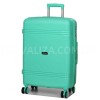 Чемодан средний M полипропилен бирюза 66х44х25+5/79л/4кг/Snowbal 21204, фото 12