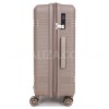 Чемодан средний M полипропилен шампань66х44х25+5/79л/4кг/Snowbal 21204, фото 15