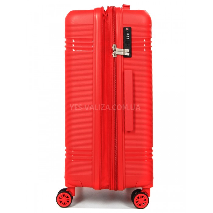 Валіза середня M поліпропілен корал 66х44х25+5/79л/4кг/Snowball 21204, фото 8