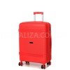 Чемодан средний M полипропилен коралл 66х44х25+5/79л/4кг/Snowbal 21204, фото 14