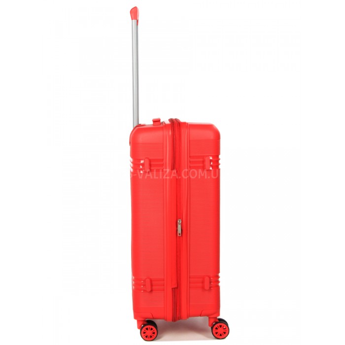 Валіза середня M поліпропілен корал 66х44х25+5/79л/4кг/Snowball 21204, фото 5