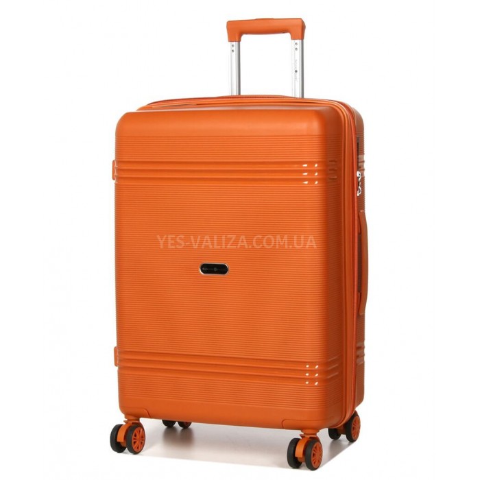 Чемодан средний M полипропилен оранж 66х44х25+5/79л/4кг/Snowball 21204, фото 2