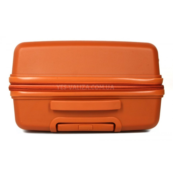 Валіза середня M поліпропілен помаранч 66х44х25+5/79л/4кг/Snowbal21204, фото 8