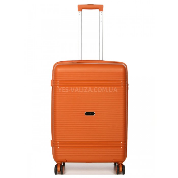 Чемодан средний M полипропилен оранж 66х44х25+5/79л/4кг/Snowball 21204, фото 1