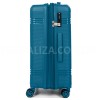 Чемодан средний M полипропилен синий 66х44х25+5/79л/4кг/Snowball 21204, фото 14