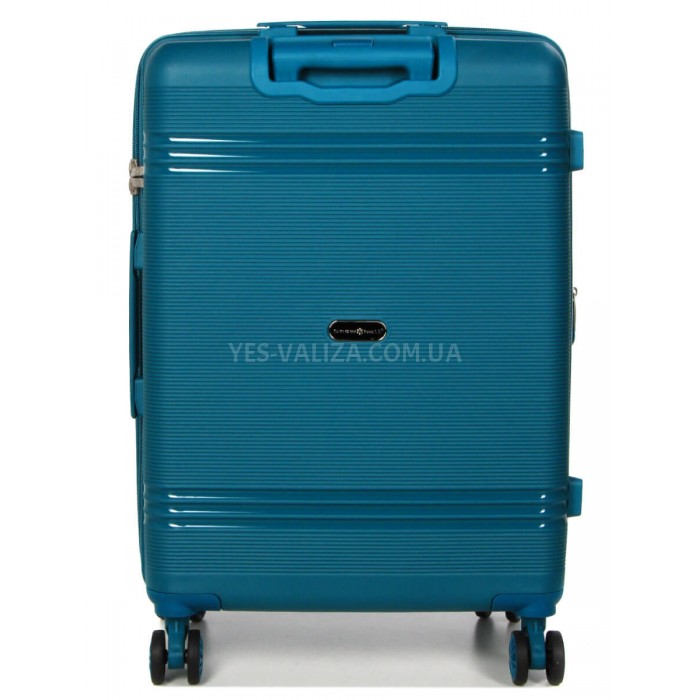 Валіза середня M поліпропілен синя 66х44х25+5/79л/4кг/Snowball 21204, фото 3