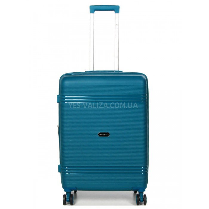 Валіза середня M поліпропілен синя 66х44х25+5/79л/4кг/Snowball 21204, фото 1