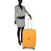 Валіза середня M поліпропілен жовта 66х44х25+5/79л/4кг/Snowball 21204, фото 22