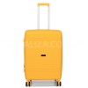 Чемодан средний M полипропилен жёлтый66х44х25+5/79л/4кг/Snowball 21204, фото 12
