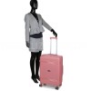 Валіза середня M поліпропілен рожева 66х44х25+5/79л/4кг/Snowball 21204, фото 24