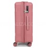 Валіза середня M поліпропілен рожева 66х44х25+5/79л/4кг/Snowball 21204, фото 16