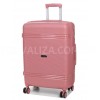 Валіза середня M поліпропілен рожева 66х44х25+5/79л/4кг/Snowball 21204, фото 14