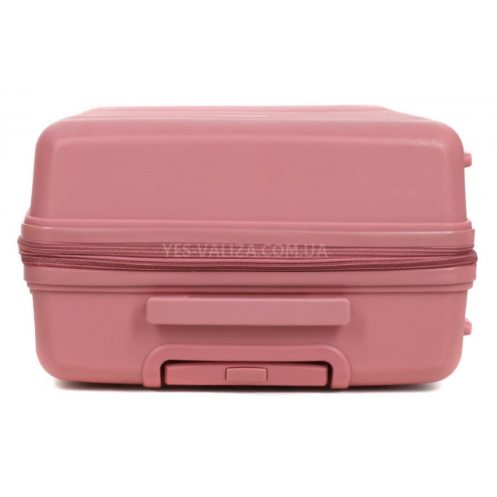 Валіза середня M поліпропілен рожева 66х44х25+5/79л/4кг/Snowball 21204, фото 7