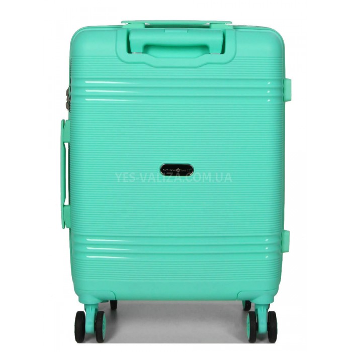 Чемодан ручная кладь S полипропилен бирюза 55х36х20/36л/3кг/Snowball, фото 3