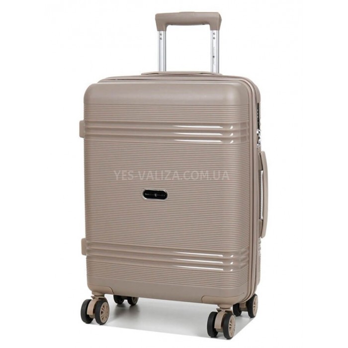 Чемодан ручная кладь S полипропилен шампань 55х36х20/36л/3кг/Snowball, фото 2