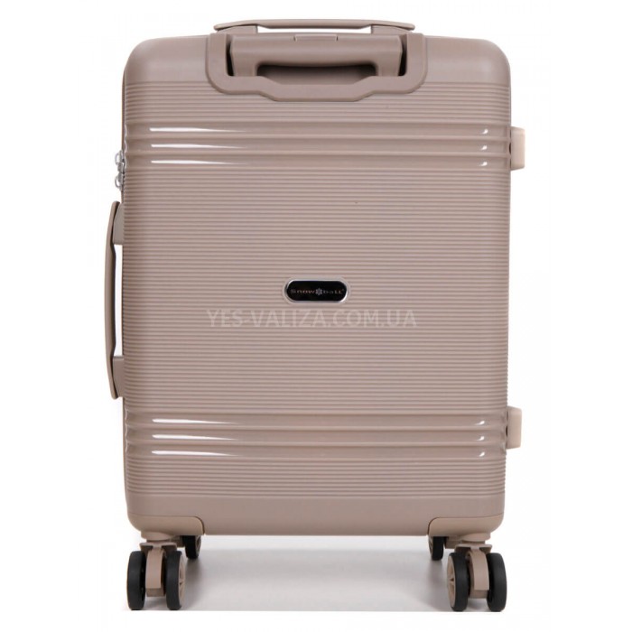 Валіза ручна поклажа S поліпропілен шампань 55х36х20/36л/3кг/Snowball, фото 4