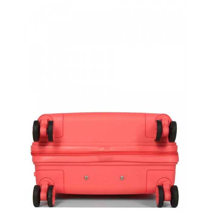 Валіза ручна поклажа S поліпропілен корал 55х36х20/36л/3кг/Snowball, фото 8