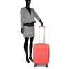 Чемодан ручная кладь S полипропилен коралл 55х36х20/36л/3кг/Snowball, фото 20