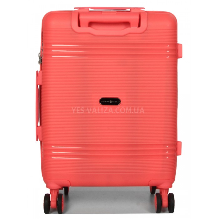 Валіза ручна поклажа S поліпропілен корал 55х36х20/36л/3кг/Snowball, фото 4