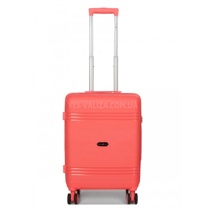 Валіза ручна поклажа S поліпропілен корал 55х36х20/36л/3кг/Snowball, фото 1