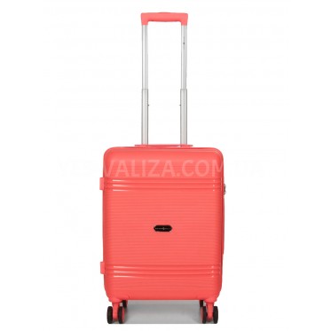 Чемодан ручная кладь S полипропилен коралл 55х36х20/36л/3кг/Snowball