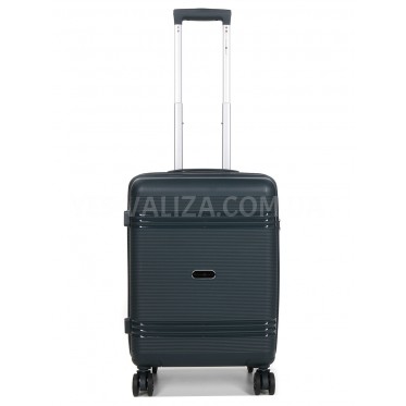 Валіза ручна поклажа S поліпропілен зелена 55х36х20/36л/3кг/Snowball