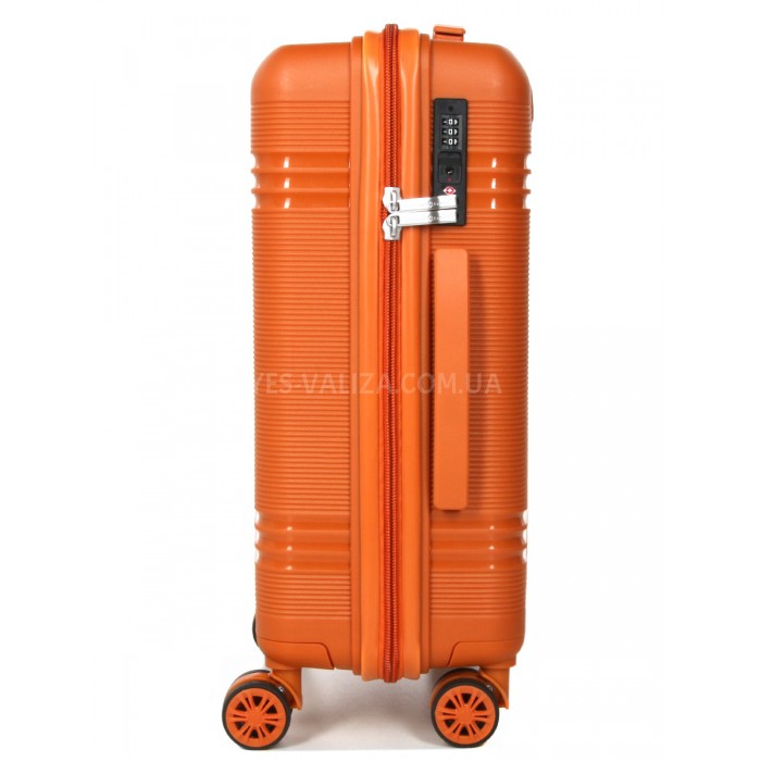 Чемодан ручная кладь S полипропилен оранж 55х36х20/36л/3кг/Snowball, фото 6