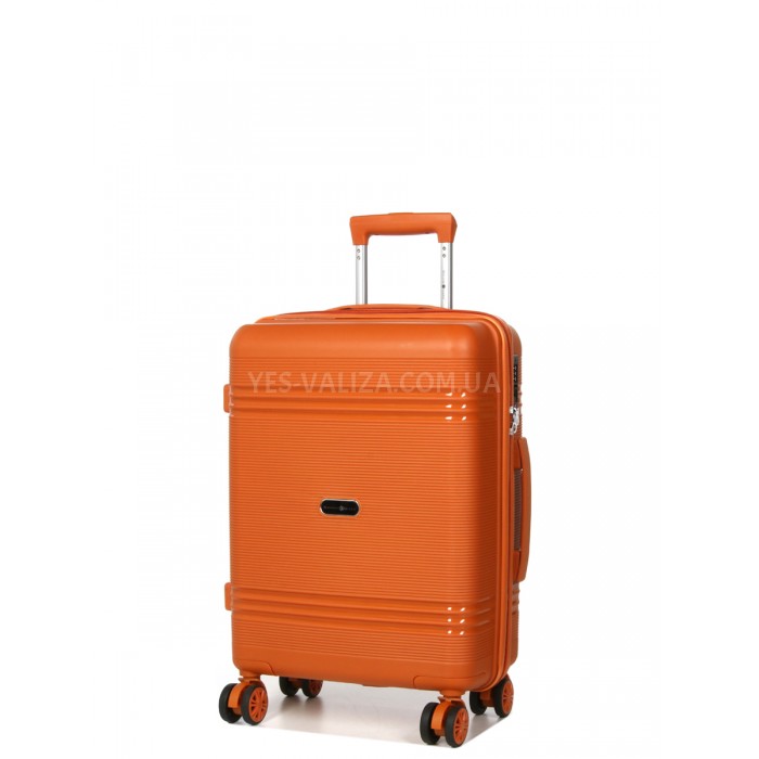 Валіза ручна поклажа S поліпропілен помаранч 55х36х20/36л/3кг/Snowball, фото 2