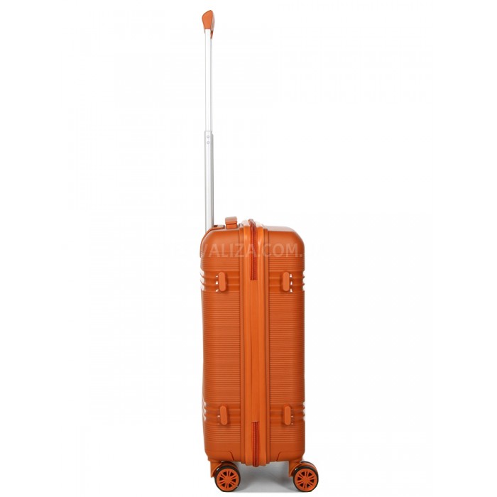 Чемодан ручная кладь S полипропилен оранж 55х36х20/36л/3кг/Snowball, фото 5