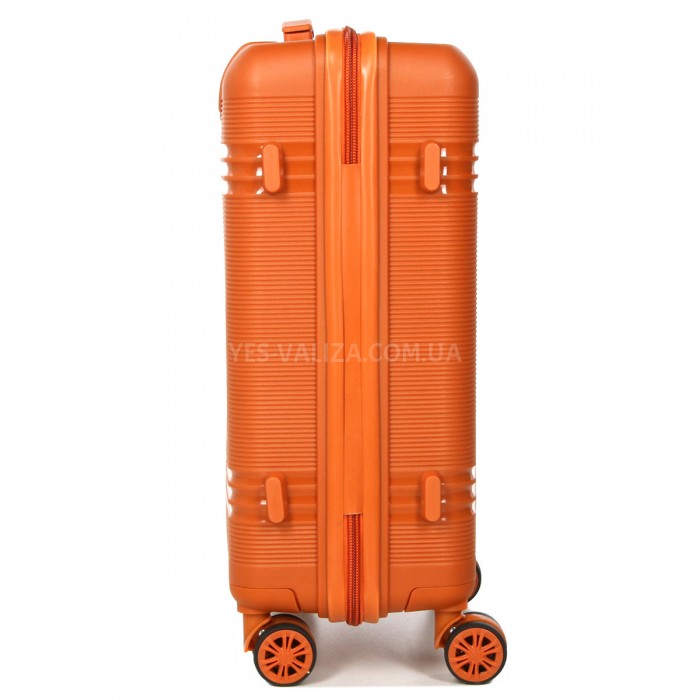 Валіза ручна поклажа S поліпропілен помаранч 55х36х20/36л/3кг/Snowball, фото 7