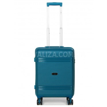 Валіза ручна поклажа S поліпропілен синя 55х36х20/36л/3кг/Snowball