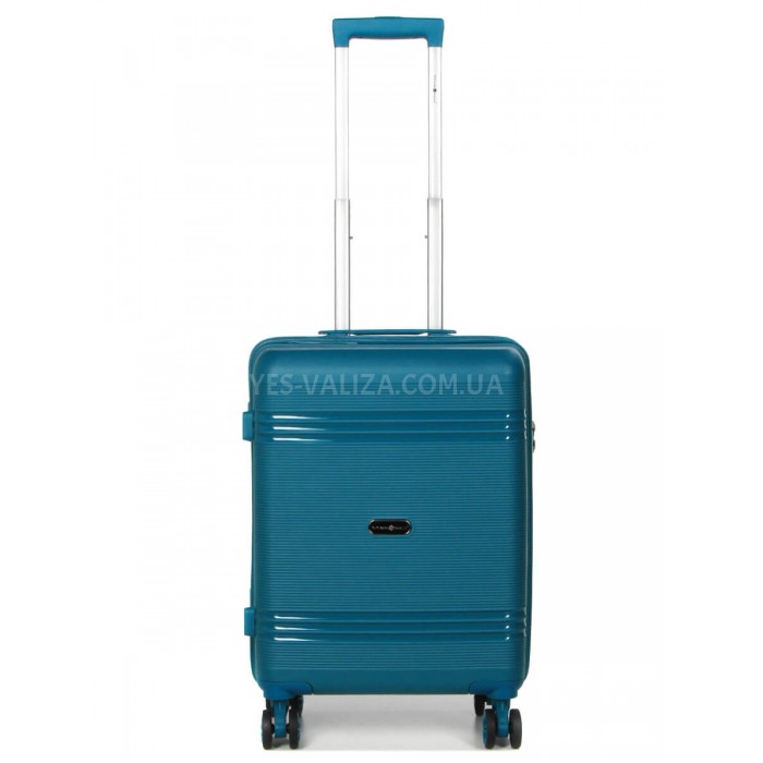 Чемодан ручная кладь S полипропилен синий 55х36х20/36л/3кг/Snowball, фото 1