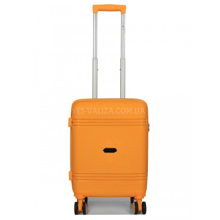 Чемодан ручная кладь S полипропилен жёлтый 55х36х20/36л/3кг/Snowball, фото 1