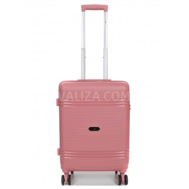 Валіза ручна поклажа S поліпропілен рожева 55х36х20/36л/3кг/Snowball