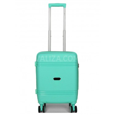 Чемодан ручная кладь XS полипропилен бирюза 49х32х18/25л/2.6кг/Snowbal