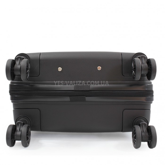 Валіза ручна поклажа XS поліпропілен чорна 49х32х18/25л/2.6кг/Snowball, фото 7