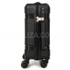 Валіза ручна поклажа XS поліпропілен чорна 49х32х18/25л/2.6кг/Snowball, фото 14