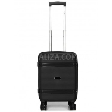 Валіза ручна поклажа XS поліпропілен чорна 49х32х18/25л/2.6кг/Snowball