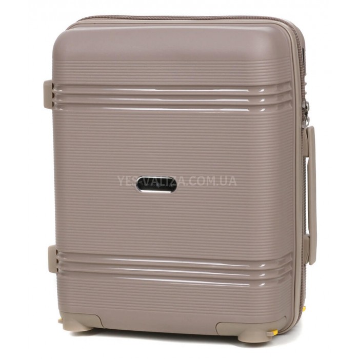 Чемодан ручная кладь XS полипропилен шампань49х32х18/25л/2.6кг/Snowbal, фото 7