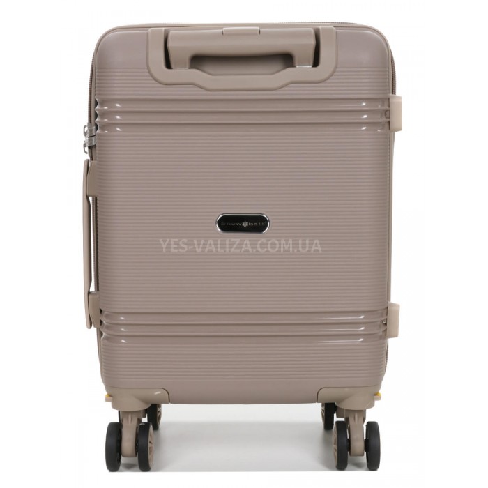 Валіза ручна поклажа XS поліпропілен шампань49х32х18/25л/2.6кг/Snowbal, фото 3