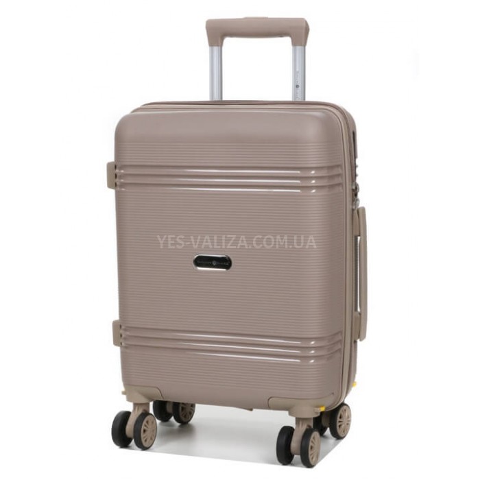 Чемодан ручная кладь XS полипропилен шампань49х32х18/25л/2.6кг/Snowbal, фото 2