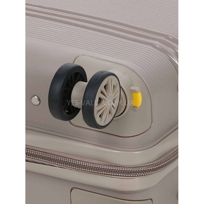 Чемодан ручная кладь XS полипропилен шампань49х32х18/25л/2.6кг/Snowbal, фото 8