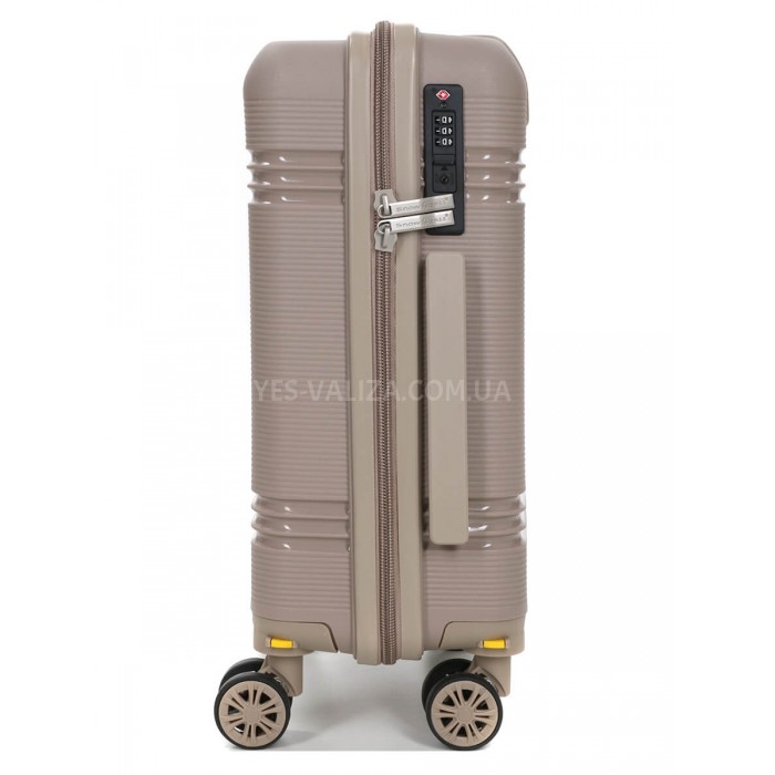 Чемодан ручная кладь XS полипропилен шампань49х32х18/25л/2.6кг/Snowbal, фото 4