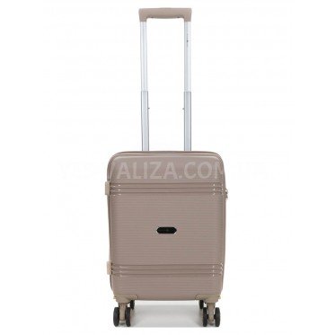 Чемодан ручная кладь XS полипропилен шампань49х32х18/25л/2.6кг/Snowbal