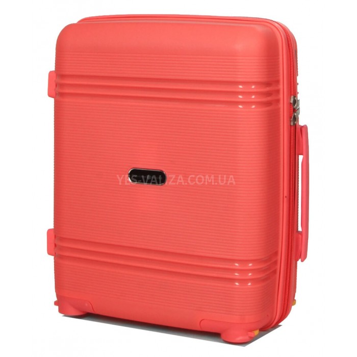 Чемодан ручная кладь XS полипропилен коралл 49х32х18/25л/2.6кг/Snowbal, фото 6